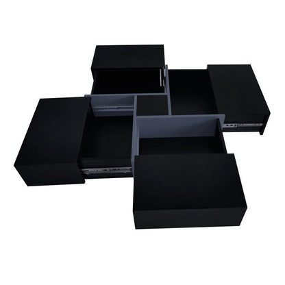 Unique Design Coffee Table with Extendable Sliding Tabletop