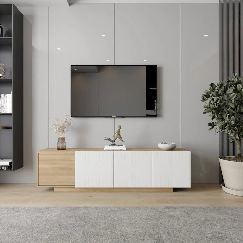 Nexera Riva TV Stand for TVs up to 80 inches