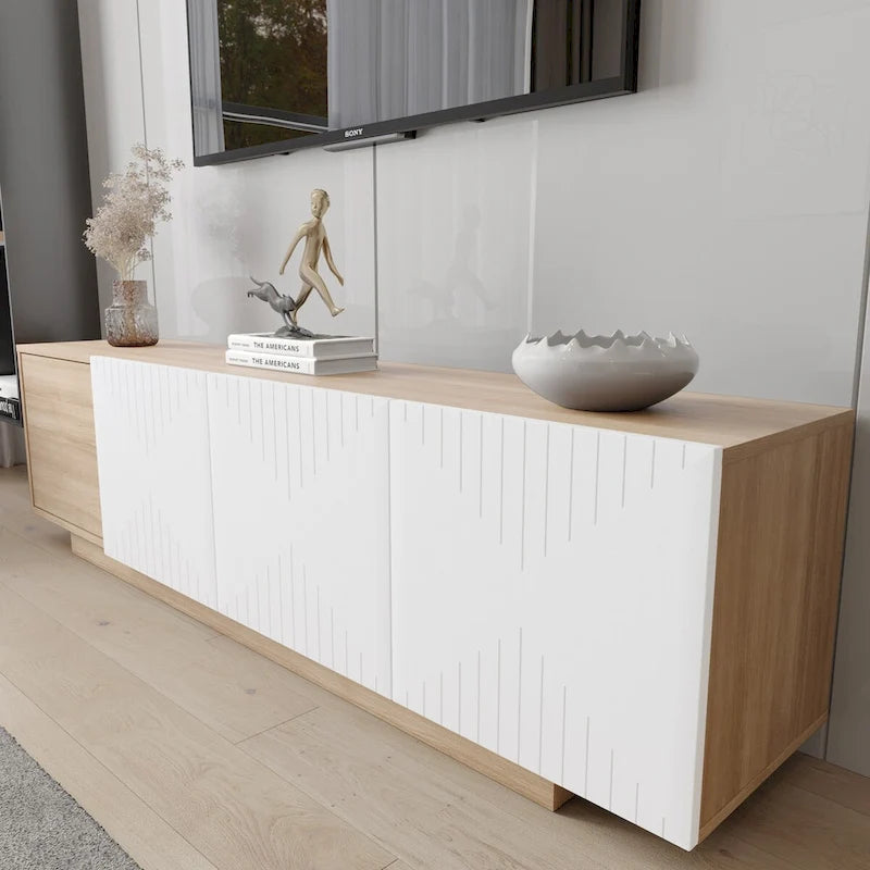 Nexera Riva TV Stand for TVs up to 80 inches