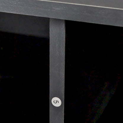 Modern minimalist TV cabinet 80 inch TV stand, open locker