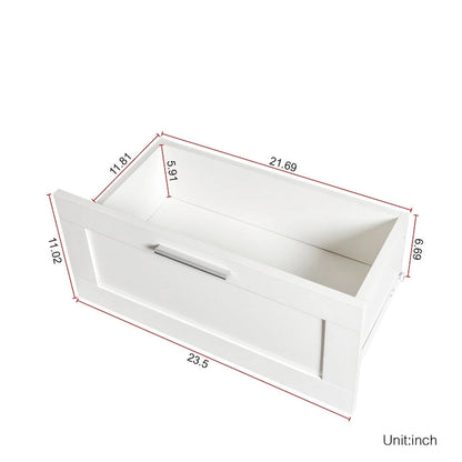 Modern minimalist TV cabinet 80 inch TV stand, open locker