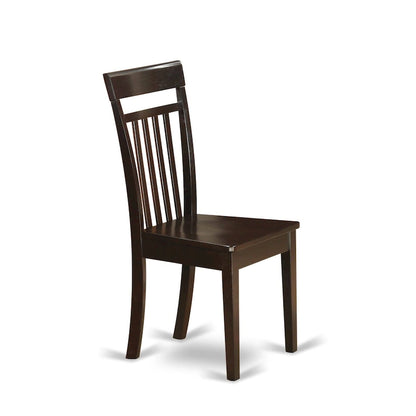 East West Furniture Dining Table Set Includes a Square Table with Butterfly Leaf and Dining Chairs (Chair Seat Type Options)