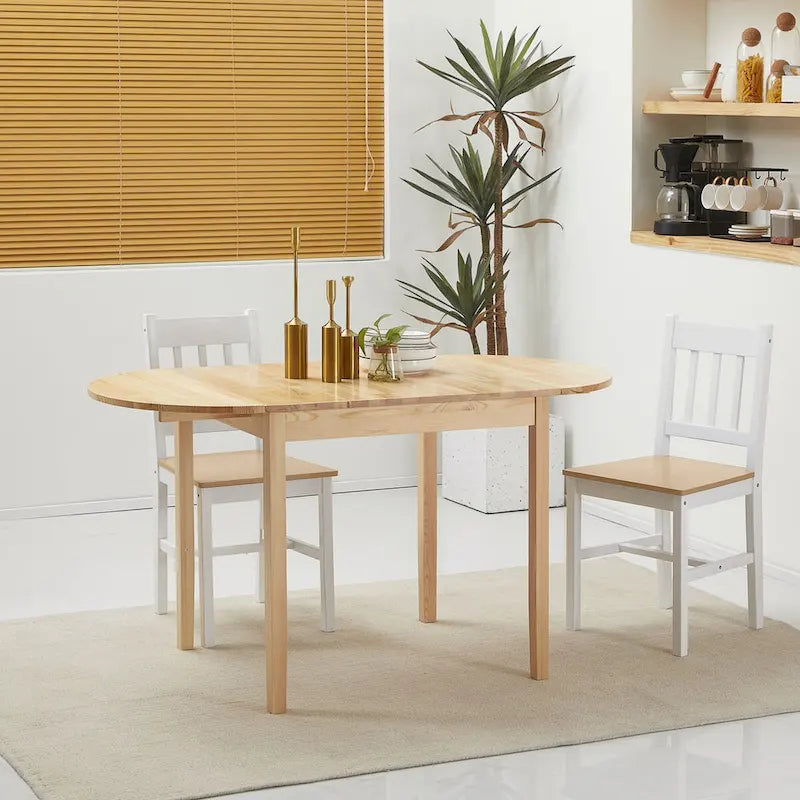 55 Solid Wood Drop Leaf Tables for Small Spaces