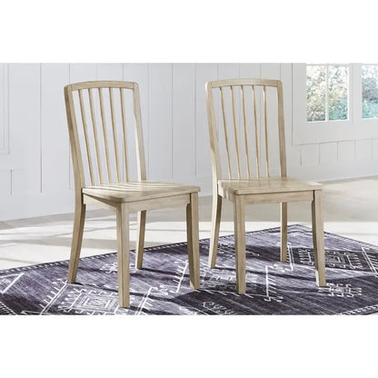 Signature Design by Ashley Gleanville Light Brown Dining Chair - 17W x 21D x 38H