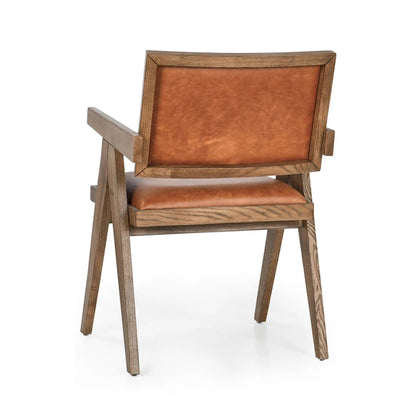 Classic Home Dolton Top Grain Leather Arm Chair