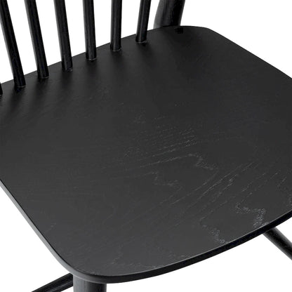 Poly & Bark Ligna Dining Chair - Spindled Bark with Solid Wood Frame