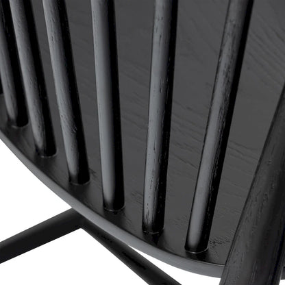 Poly & Bark Ligna Dining Chair - Spindled Bark with Solid Wood Frame