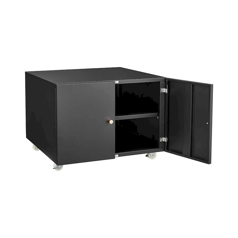 Office furniture Copier Cabinet 2 door steel copier stand mobile pedestal file Printer Stand