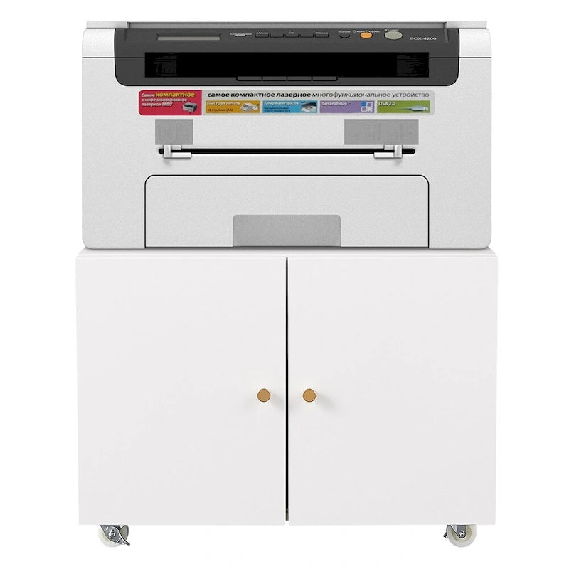 Office furniture Copier Cabinet 2 door steel copier stand mobile pedestal file Printer Stand