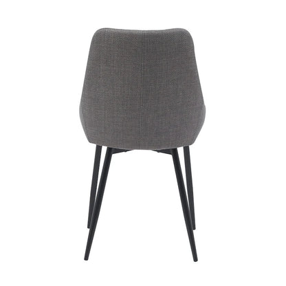 Porthos Home Orin Fabric Dining Chairs with Steel Legs, Set of 2