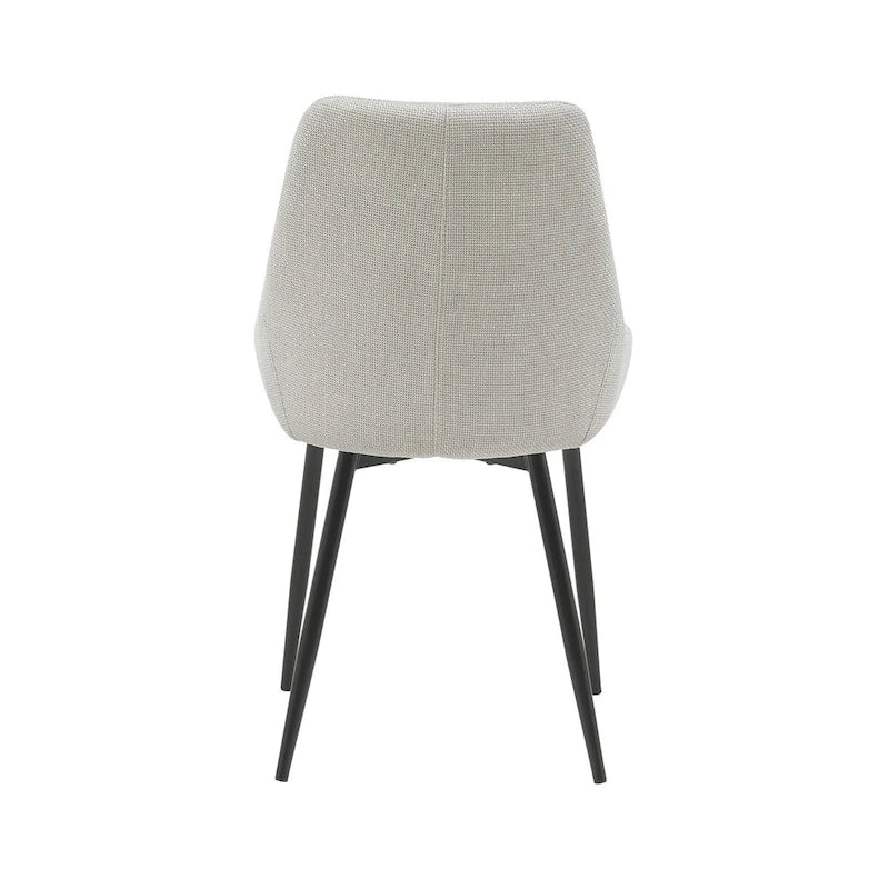 Porthos Home Orin Fabric Dining Chairs with Steel Legs, Set of 2