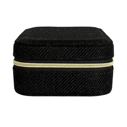 Household Essentials Fabric Travel Jewelry Organizer Box - 7.1L x 3.9W x 2.0H