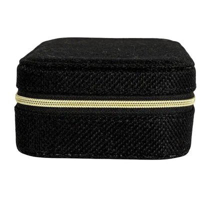 Household Essentials Fabric Travel Jewelry Organizer Box - 7.1L x 3.9W x 2.0H