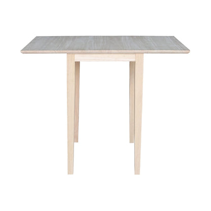 International Concepts Small Drop Leaf Shaker Style Dining Table