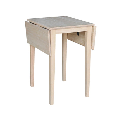 International Concepts Small Drop Leaf Shaker Style Dining Table
