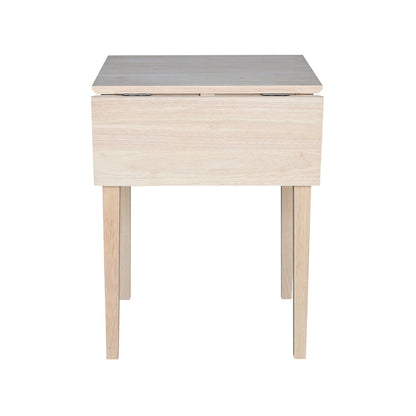 International Concepts Small Drop Leaf Shaker Style Dining Table