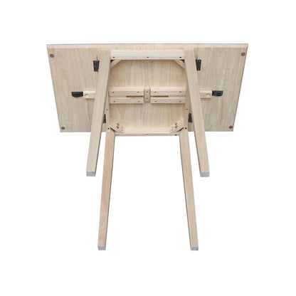 International Concepts Small Drop Leaf Shaker Style Dining Table