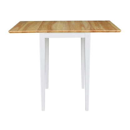 International Concepts Small Drop Leaf Shaker Style Dining Table