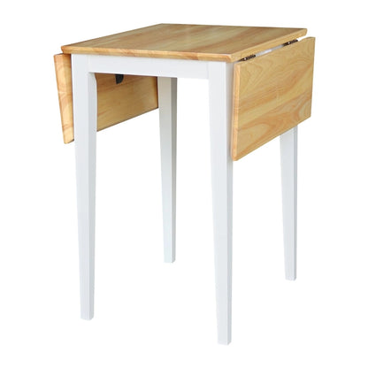 International Concepts Small Drop Leaf Shaker Style Dining Table