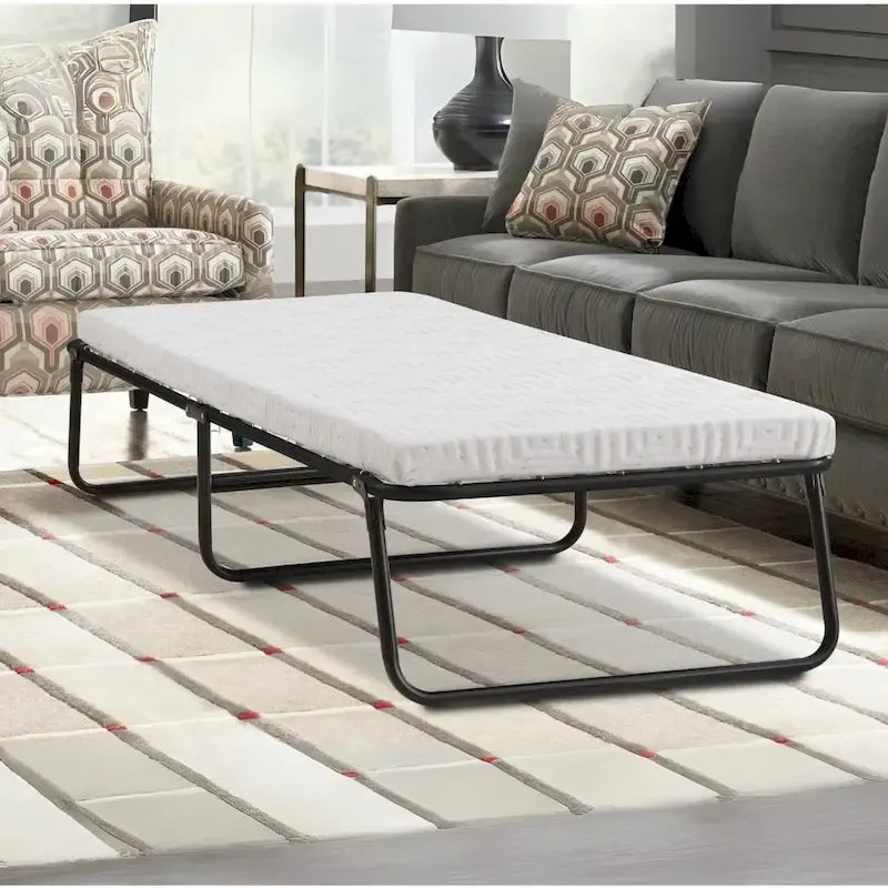 Nautica Home Gellux Cooling Gel Foam Folding Steel Frame Guest Bed