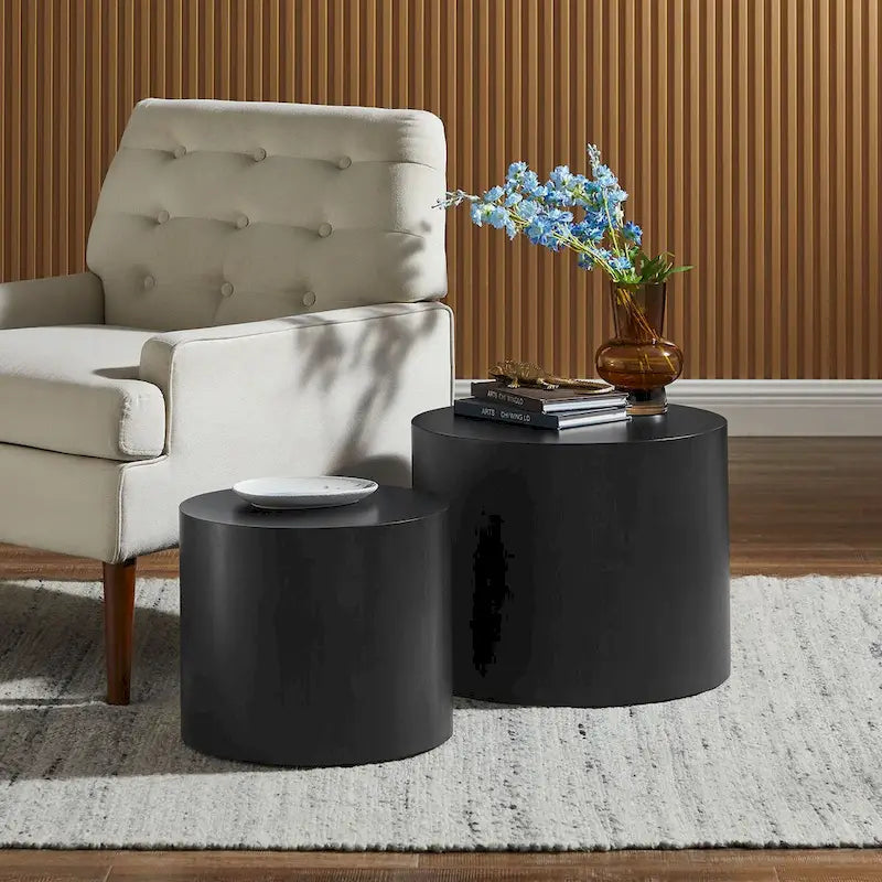 Amani Round Nesting Coffee TablesSet of 2
