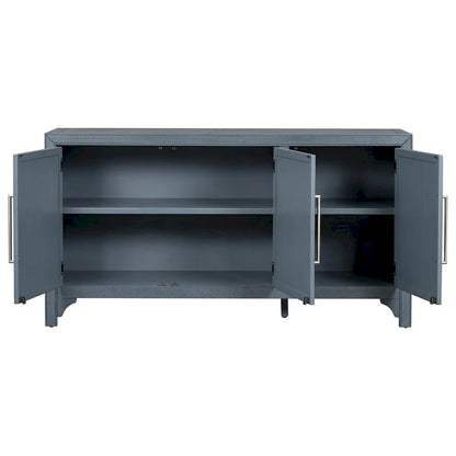 Wooden Storage Cabinet Sideboard with Adjustable Shelves