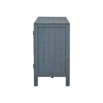 Wooden Storage Cabinet Sideboard with Adjustable Shelves