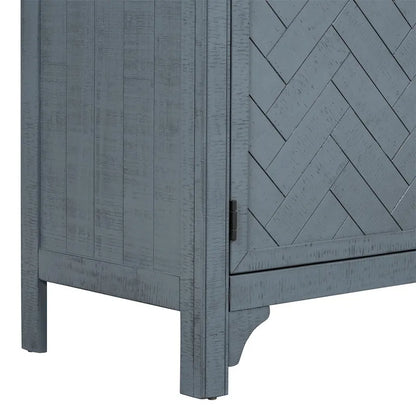 Wooden Storage Cabinet Sideboard with Adjustable Shelves