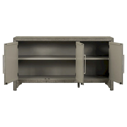 Wooden Storage Cabinet Sideboard with Adjustable Shelves