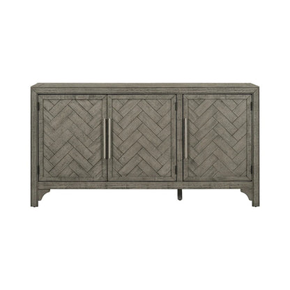 Wooden Storage Cabinet Sideboard with Adjustable Shelves