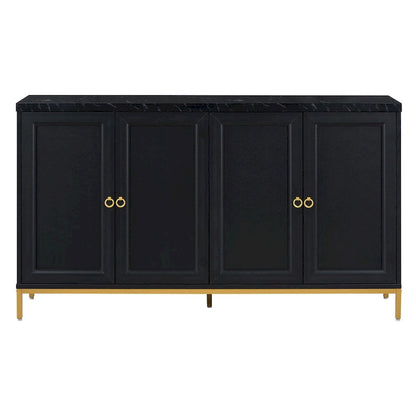 Sideboard with Extra Large Storage Space and Metal Handles