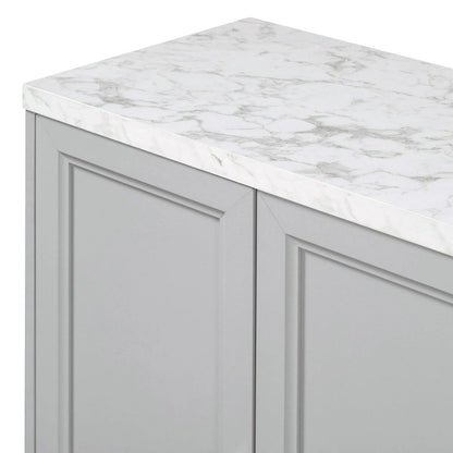 Sideboard with Extra Large Storage Space and Metal Handles
