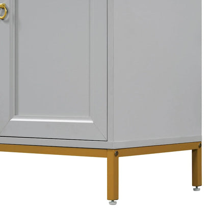 Sideboard with Extra Large Storage Space and Metal Handles