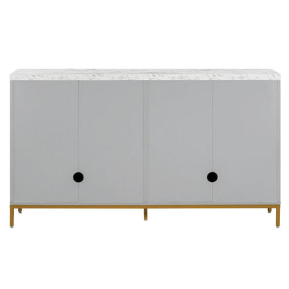 Sideboard with Extra Large Storage Space and Metal Handles