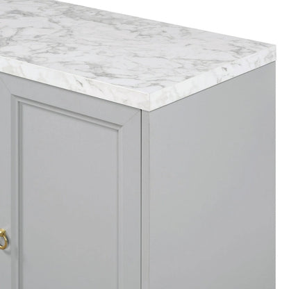 Sideboard with Extra Large Storage Space and Metal Handles