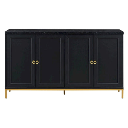 Sideboard with Extra Large Storage Space and Metal Handles