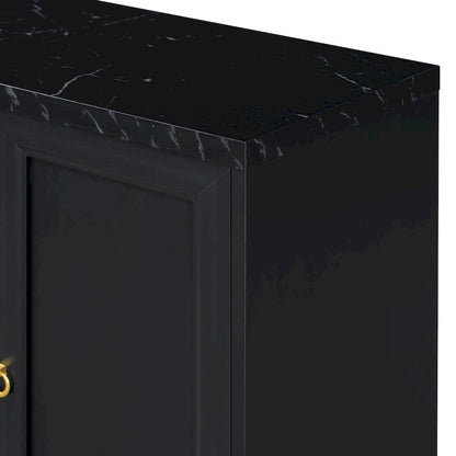 Sideboard with Extra Large Storage Space and Metal Handles